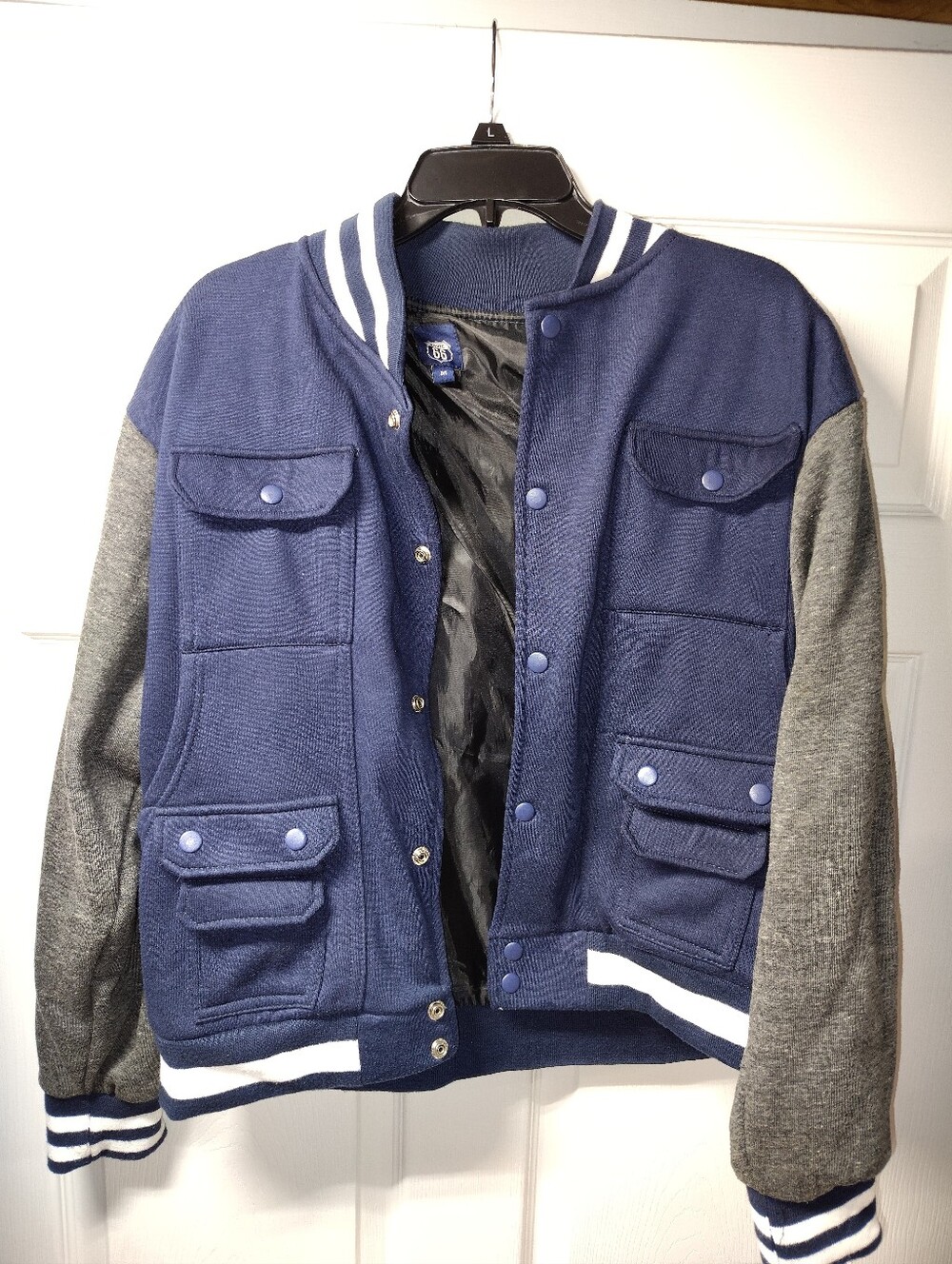 Men's Medium Route 66 Baseball Bomber Varsity Jacket